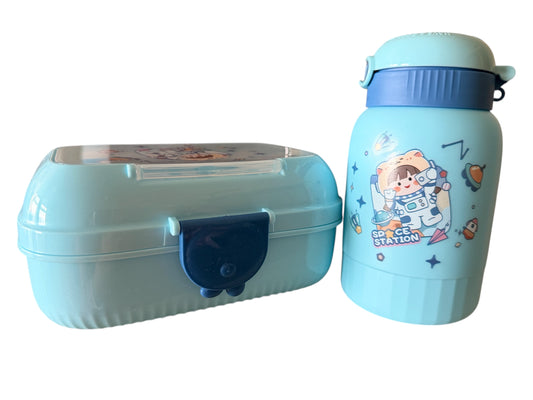Premium Quality Lunch Box - Tiffin Box and Water Bottle With Spoon