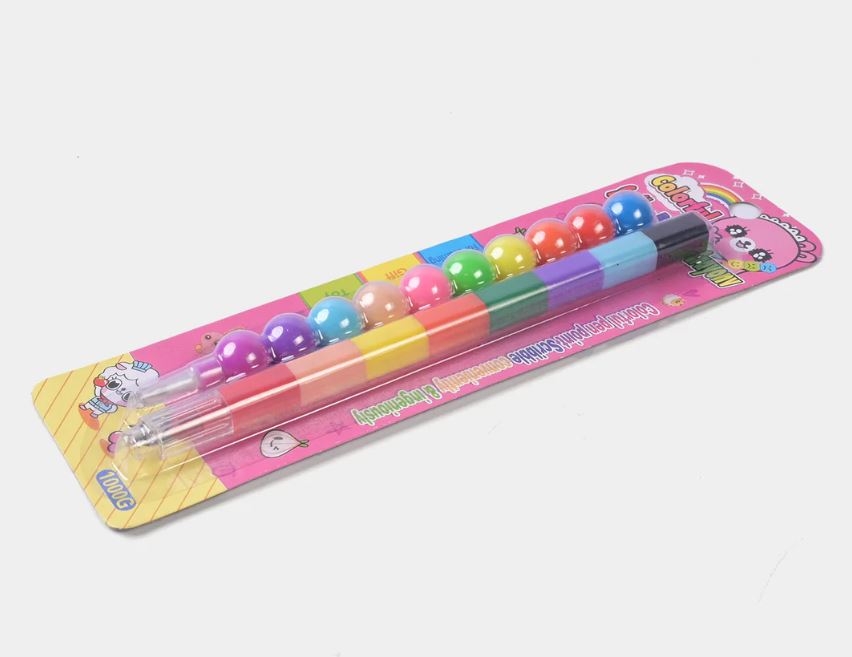 Brick Pencil & Colorful Crayon For Kids