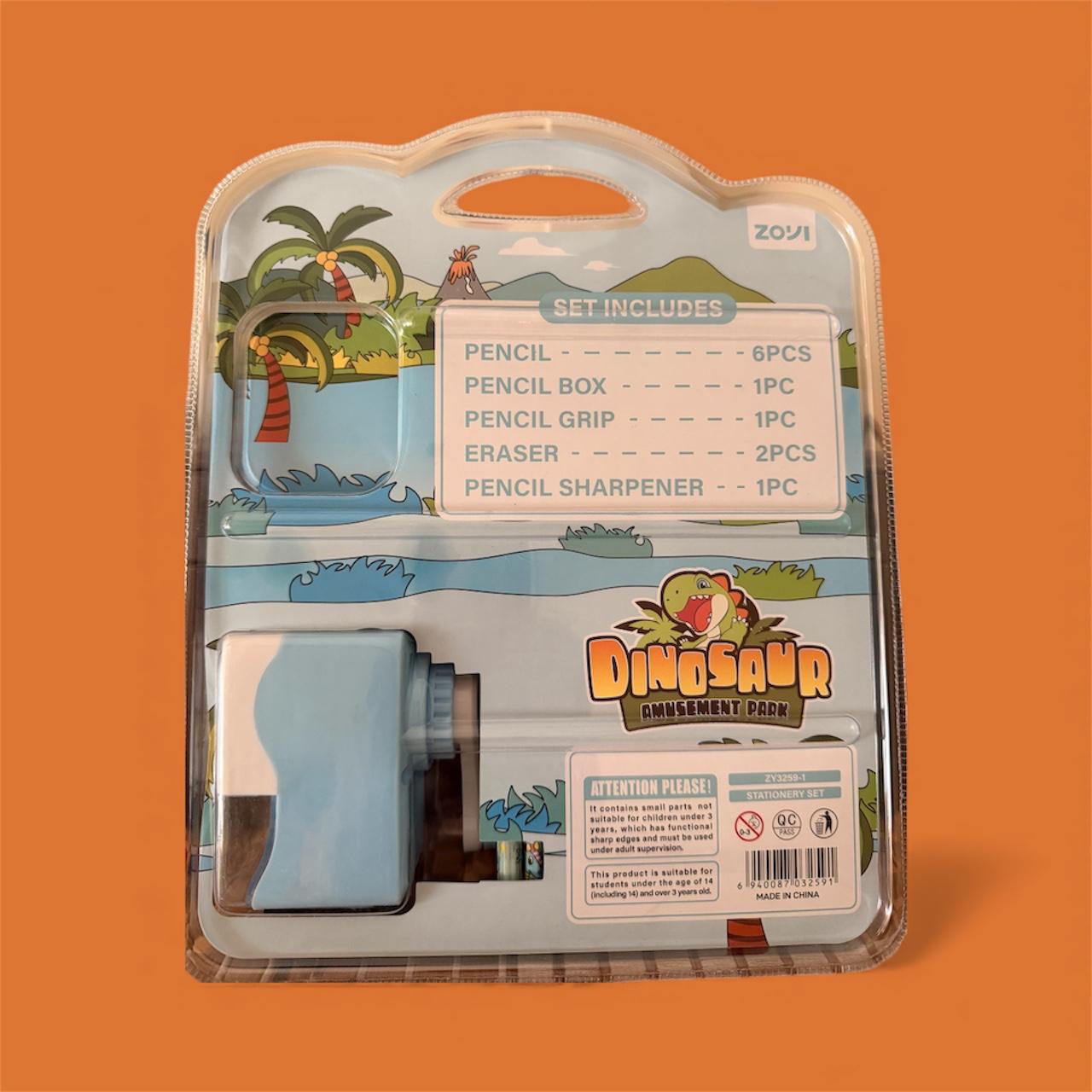 Dinosaur stationery set