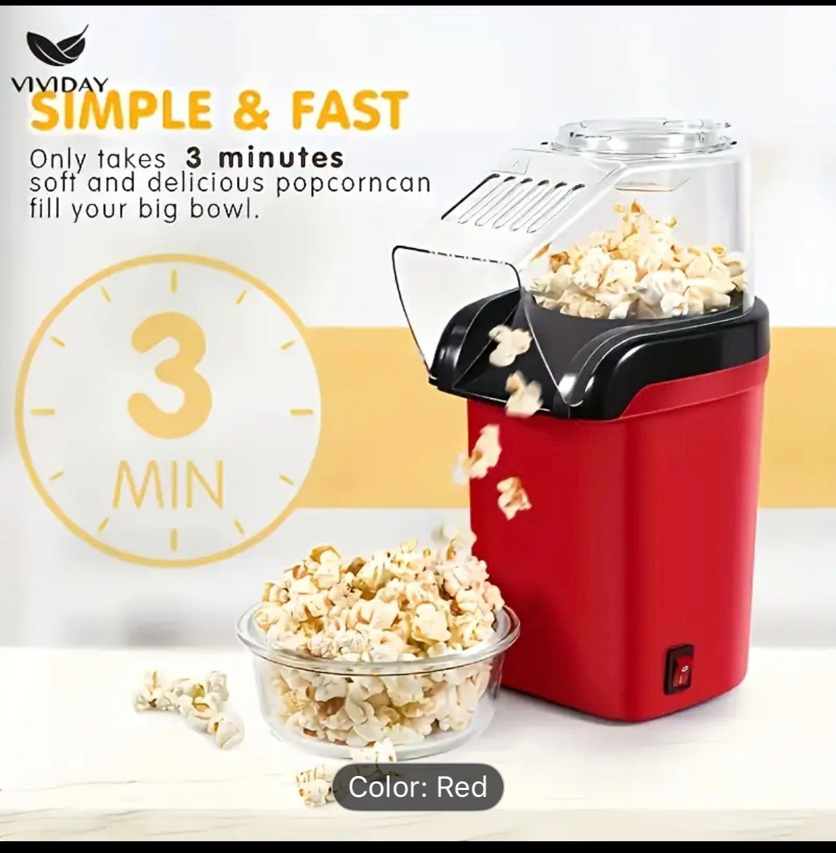 easy popcorn maker for kids