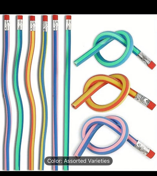 Bendy Flexible fun pencils for kids