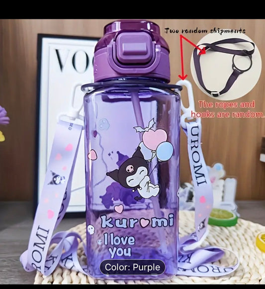 Kids Water Bottle For School or Travel | Pop-Up Spout Cover