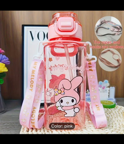 Kids Water Bottle For School or Travel | Pop-Up Spout Cover