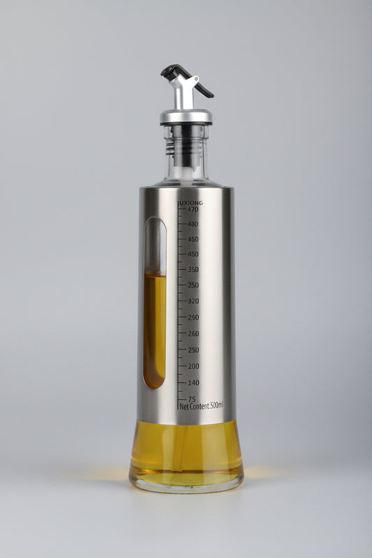 Leakproof Kitchen Oil & Vinegar Bottle for Cooking, Olive Oil & Salad Dressing