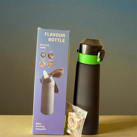 Flavouring water bottle with 2 flavor pods
