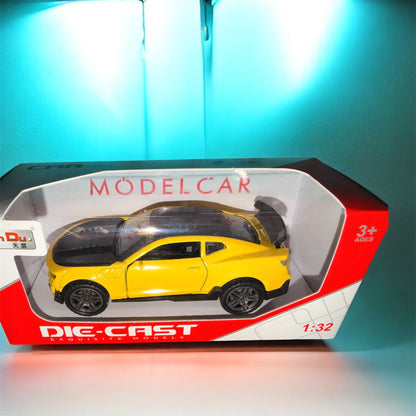 Model Miniature Light Sound Pull Back 3 Doors Open Alloy Metal Diecast Car