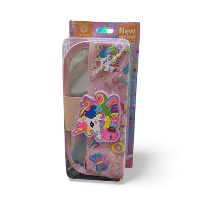 Fancy Unicorn Pouch - Aesthetic 3D Pink Stationery Pouch