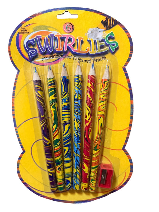 Swirlies Color Pencil | 6Pcs