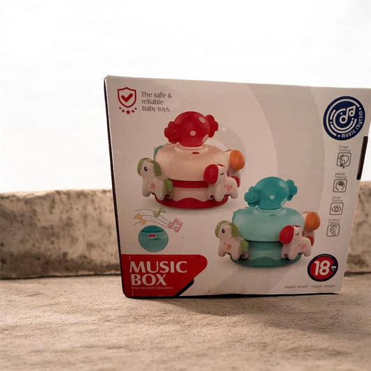 Rotating Pony Music Box for Toddlers