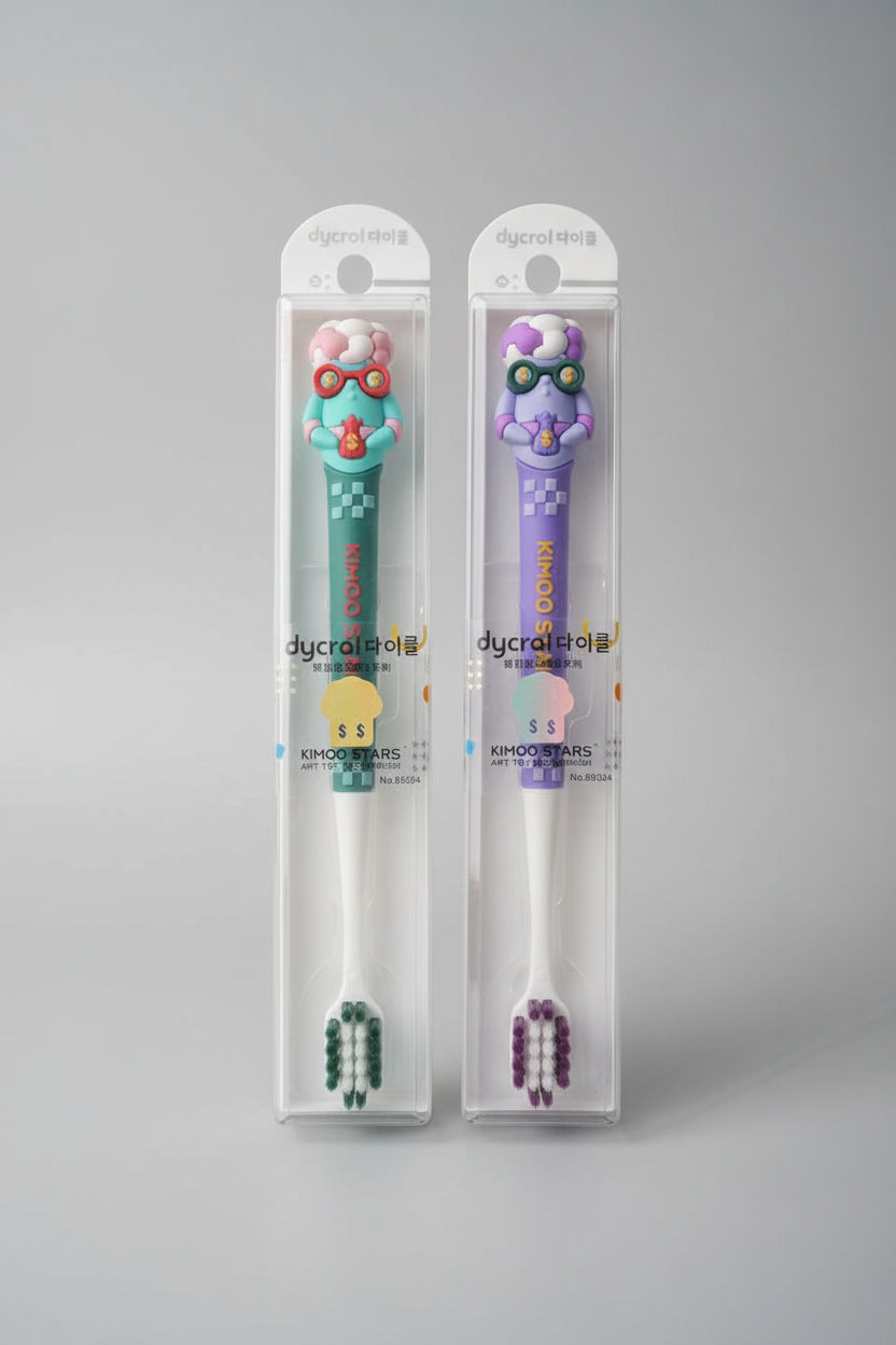 Kids Soft Bristle Toothbrush with Travel Case