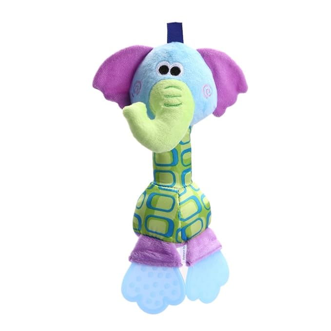 Zibuyu Newborn Animal Handbells Teether Bed Bells Toys (Elephant) - Kids premium Chan chan tous in pakistan