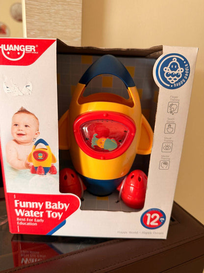 Funny Baby Rocket Splash BathToy