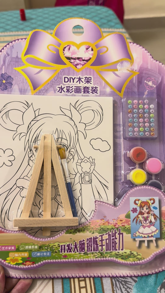 Kids Canvas Painting Set