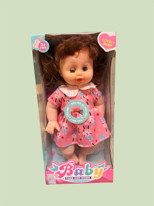 PVC Baby Doll - Pink Color
